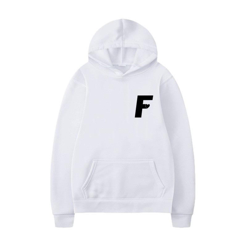 Autumn Winter Long Sleeves Casual Sports Hoodies Comfortable Warm Pockets Fashionable Letter Printed Loose Casual Sports Versatile Coat Hoodies