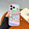 KT Cat Detachable Back Panel Case for Apple 17PRO/16PROMAX with Bus Pattern