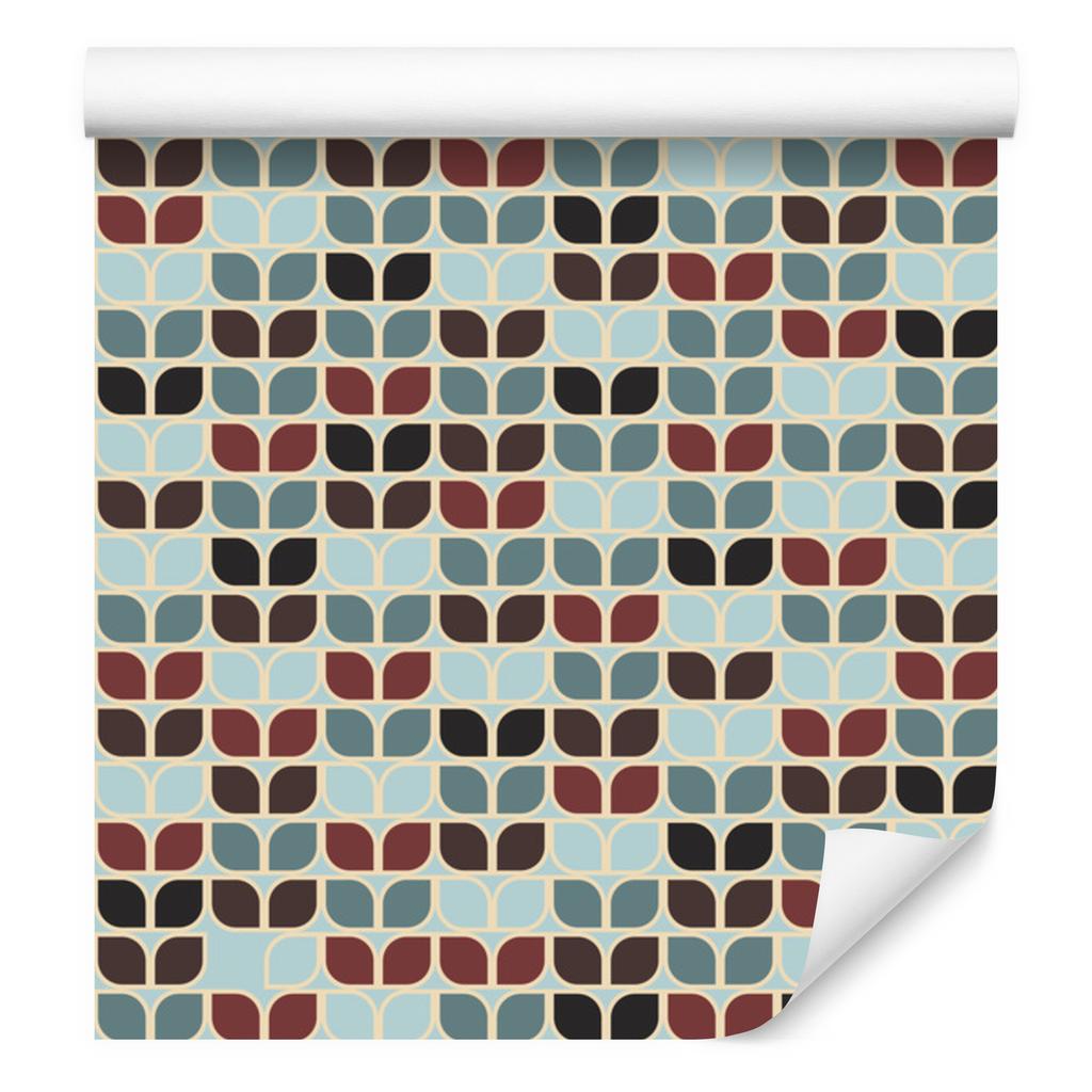 Geometric retro pattern wallpaper for living room and bedroom 50x1000