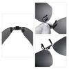 Clip On Flip Up Glasses Polarized Photochromic Sunglasses Lens Anti Glare UV400 Goggles Night Vision Yellow Driving Eyepiece