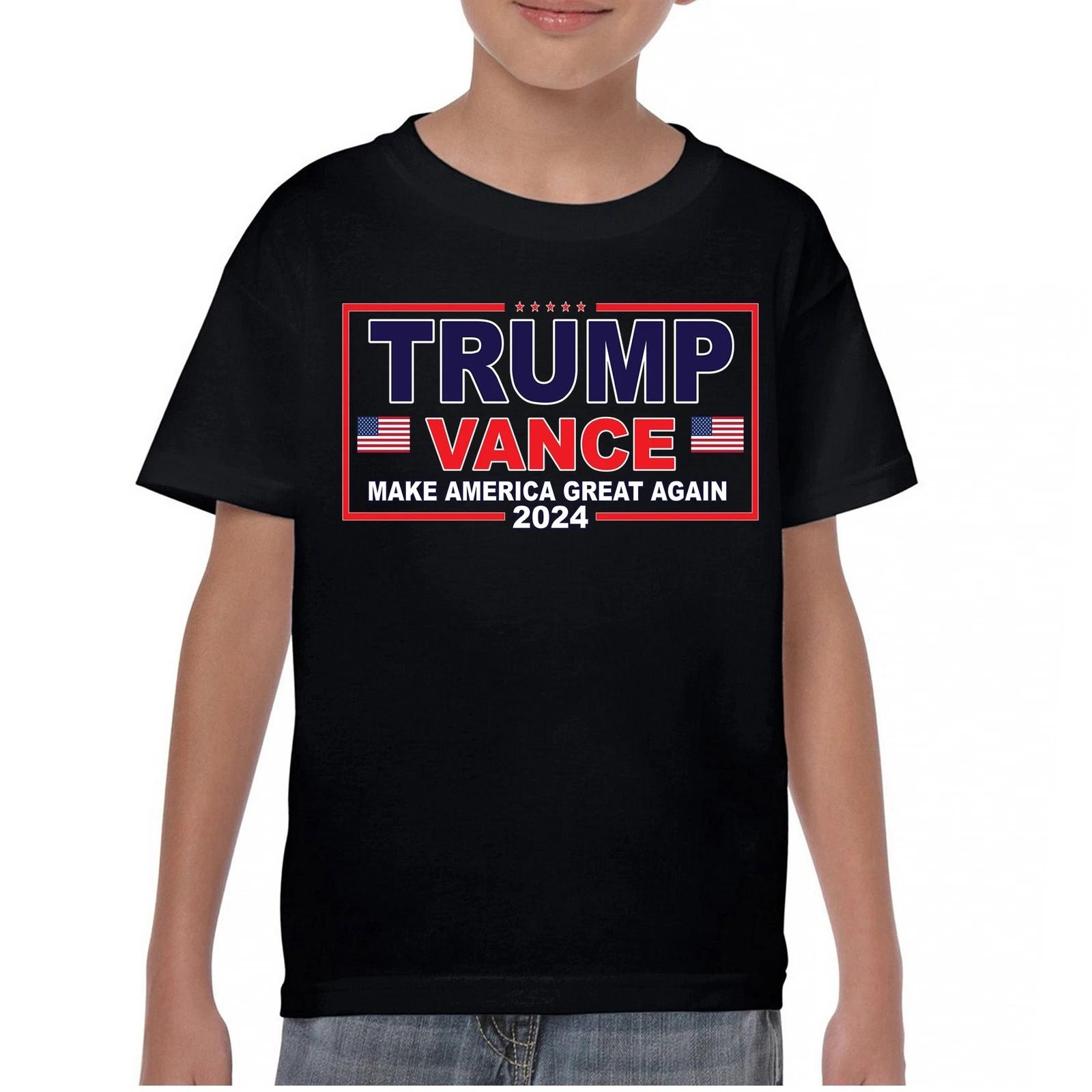 Trump JD Vance Make America Great Again 2024 Youth kids boys T-Shirt MAGA Vote Red Kids 120