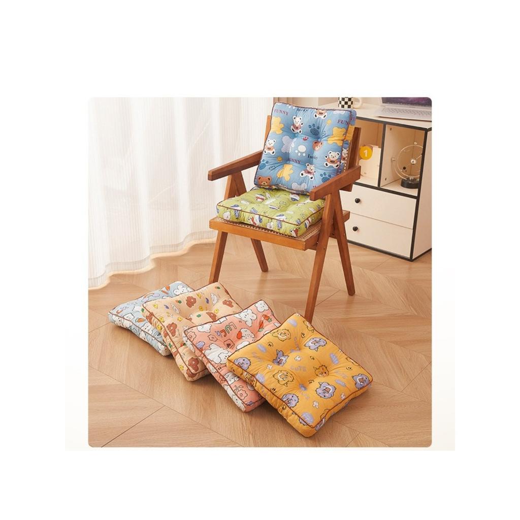 A thick cartoon printed chair cushion, suitable for bedrooms, living rooms, and offices