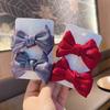 2Pcs New Cute Princess Pearlescent Bow Girl Hairpins Children Headwear Hair Clips Hairgrips Barrettes Hair Accessories