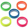 5 Rolls Transparent Label Stickers 5 Rolls Marking Sticker Highlighter Sticker  Office Supplies