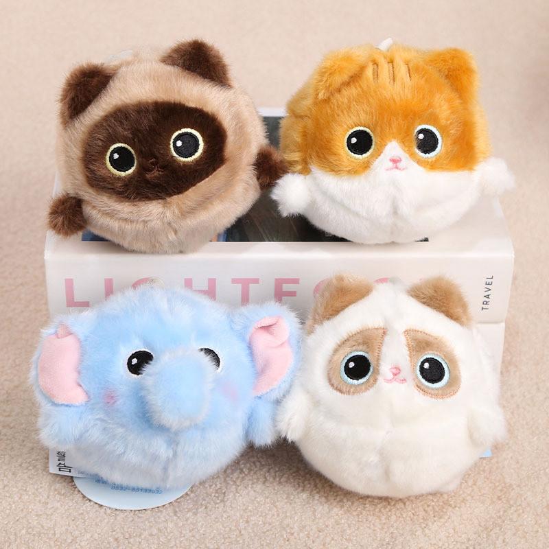 Plush Cat Stress Relief Toy With Pp Cotton Filling For Kids And Adults