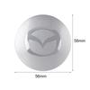 4Pcs Car Styling Tire Center Hub Cap Badge Sticker Accessories For Mazda 2 3 4 5 MS CX5 CX30 CX60 CX9 MX3 MX5 Axela Demio Atenza