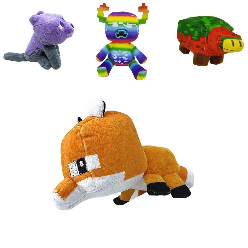 Minecraft Plüschtier, weiche Stofftierfigur, Kurzplüsch, 20-23 cm hoch