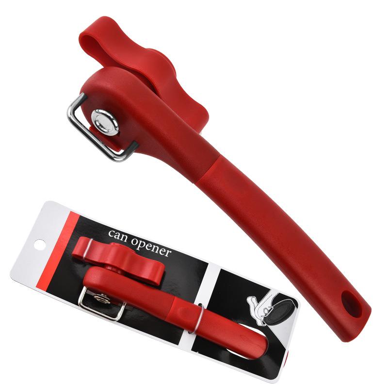 Stainless Steel Single Handle Side Cut Safety Can Opener