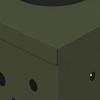 Solar LED Path Light 2 Pcs Olive Green Cold Rolled Steel