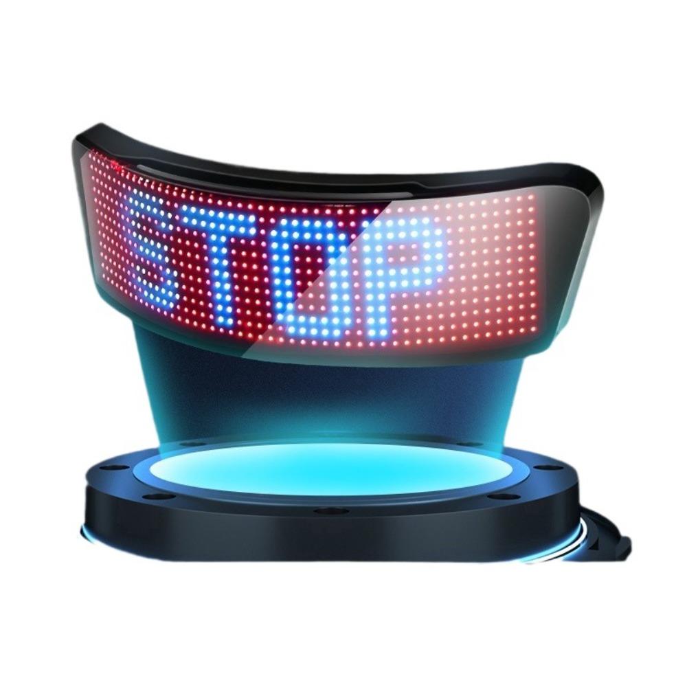 Editable Text Helmet LED Screen Full Color LED Riding LED Sign Phone Control Screen Bike Cycling