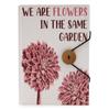 Notebook With Strap - Flowers in Same Garden