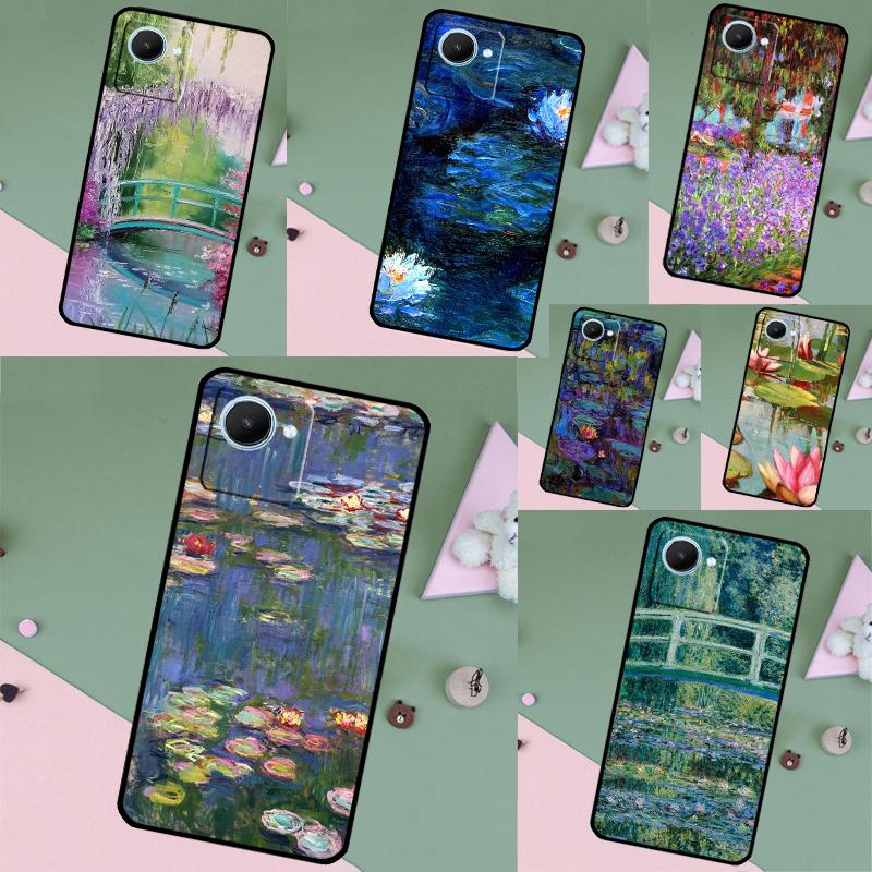 Monet Oil Painting For Realme 15 14 11 12 13 Pro Plus C35 C71 C75 C65 C55 C63 C61 C53 C51 C67 GT6 GT7 Pro Case