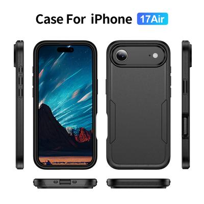Mobile Phone Case Military Machine Anti Fall Protection Frosted Anti Slip Mobile Phone Accessory Protective Cover for Apple 17 Phone Case