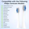 Compatible with Philips Sonicare Electric Toothbrush Replacement Toothbrush Brush Heads, Multifunctional Brush Head for Sonicare
