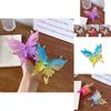Delightful Plastic Butterfly Hair Claw Clip For Women With Exquisite Spring Design