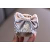 Summer New Style Korean Rhinestone Bowknot Girls' Sandals, Princess Shoes, Children's Shoes, Spring Style Girls' Leather Shoes, Trendy