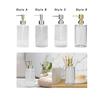 Clear Glass Soap Dispenser Lotion Dispenser Bottle 420ml Salon Dispenser Multipurpose Pump Soap Container for Home