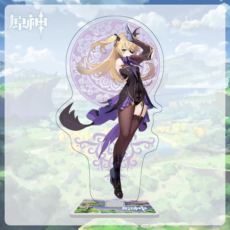 16cm Height Acrylic Large Stand-up Display Featuring Characters From Mondstadt and Liyue In Genshin