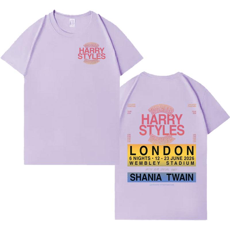 Camisetas Tour 2026 de Harry Styles Estética Hip Hop Camiseta para Hombre Mujer Harajuku Oversize Casual Adolescentes Camisetas