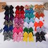 Large Glitter Bow Ties Sequins Hair Bows Elastic Tie Cheerleading Bands for Girls Band Ponytail Holder Scrunchies Women Teens Kids Colorful Sequin