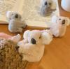 Cute Plush Koala Bear Hair Claw Clips for Girls Animal Hairpins Barrettes Headwear Soft Hair Accessories