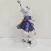 Anime Game Genshin Impact Kamisato Ayaka Dancing Fan Pvc Figure Figurine 23cm Toy Model Statue Doll