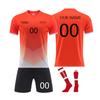 Personalised Shirts Kit Mens Girls With Name Number Custom Football Jerseys For Boys Training Suit