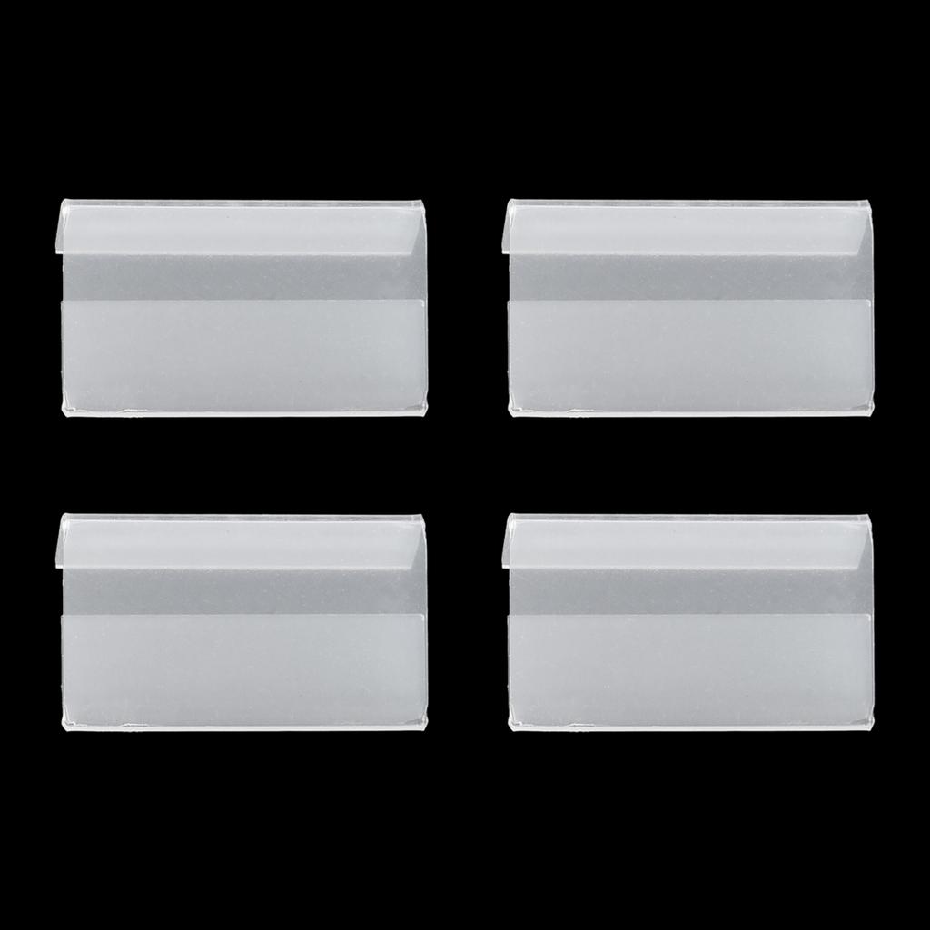 Transparent Price Tag Stand Accessories Plastic Mini Sign Display Holder Card