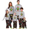 Parent-child Christmas Print Home Suit Long-sleeved Top And Pants