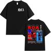 Rapper ROA Tour 2025 Album Grafisk T-shirt Herr Hip Hop Rock Gotisk Kortärmad T-shirt Vintage Överdimensionerad Bomulls-T-shirt Streetwear