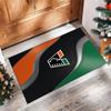 Venezia FC Football Print Crystal Velvet Rug, Comfortable Water Absorbent Non Slip Indoor Floor Carpet