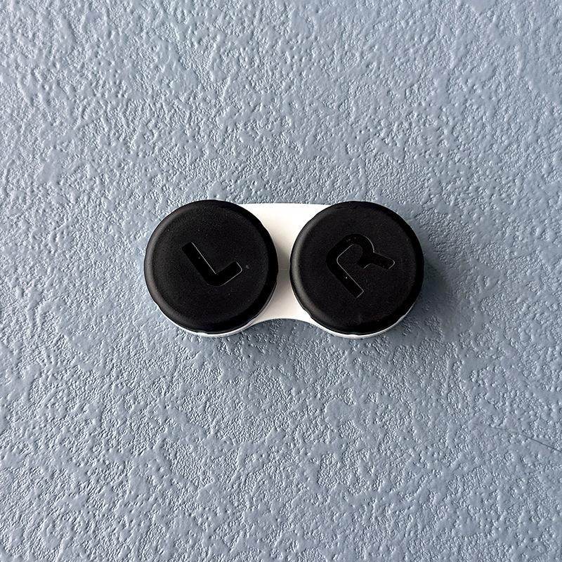 1PC Cream Colour Contact Lenses Box Travel Holder Container Soaking Contact Lens Box Mini Contact Lenses Case Accessorie