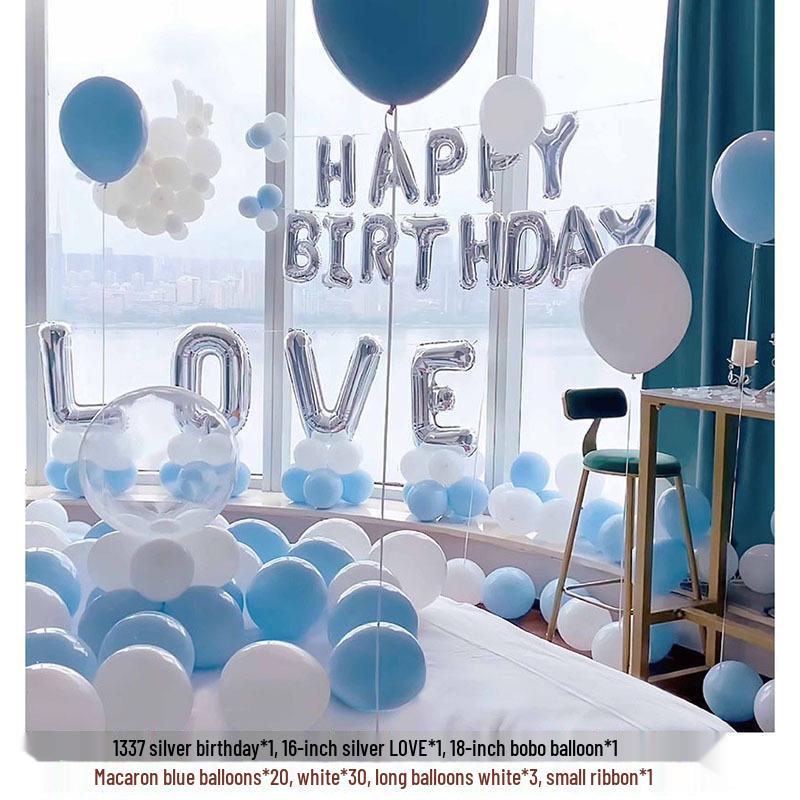 Geburtstagsdeko Ballon-Set für Kinder - Themen-Hintergrund mit Folienballons