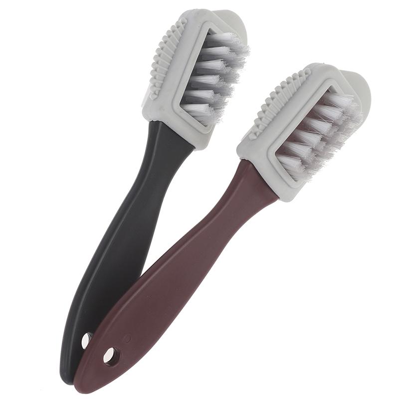 2-Side Cleaning Brush Kit For Suede Leather Nubuck Shoes Boot Cleaner Stain Dust