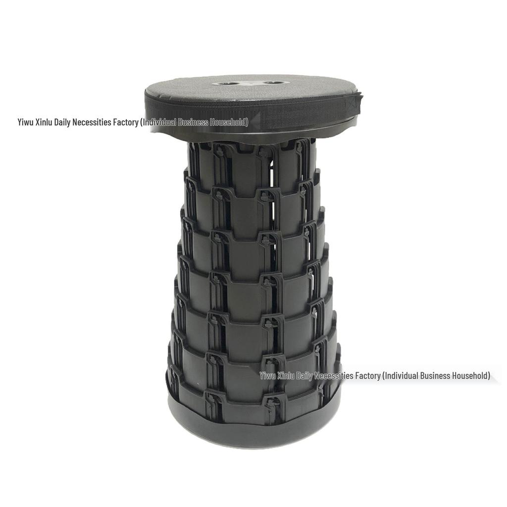 Adjustable Rainbow Telescopic Folding Stool - Portable Outdoor Chair for Fishing & Travel