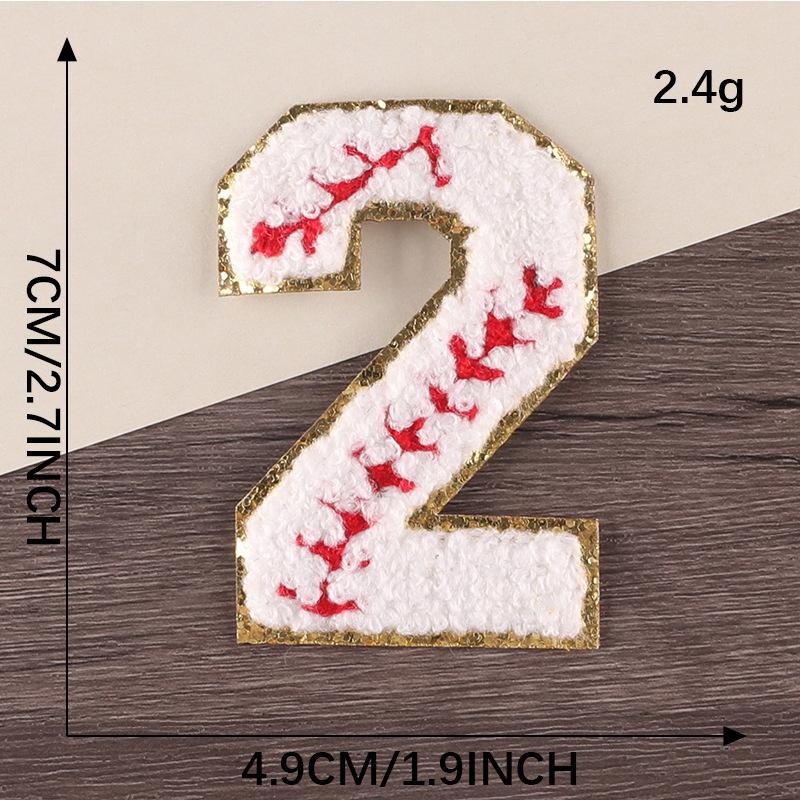 Gold Edge Chenille Smiley Face Embroidered Patch Badge