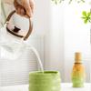2 Pieces Matcha Bowl Tea with Whisk Holder Smooth Surface Craft Ceramic Handmade