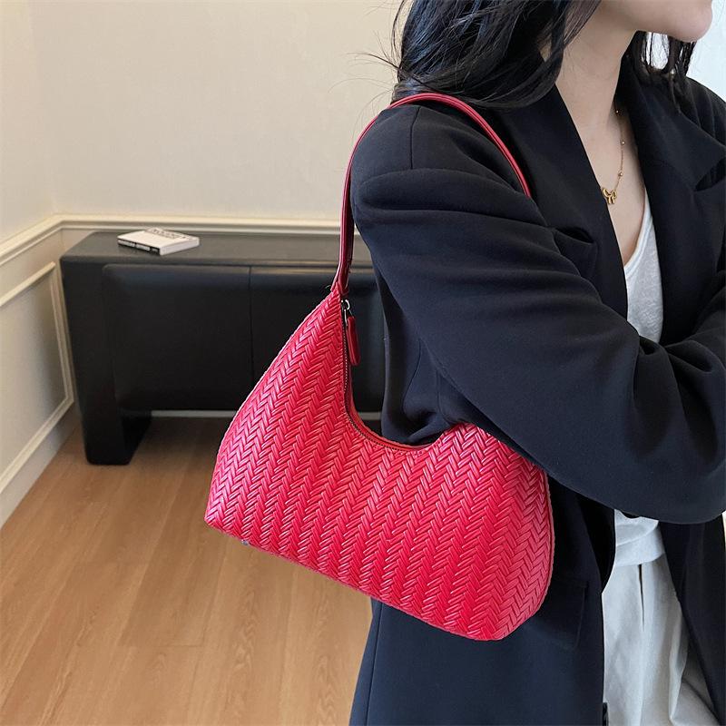 Underarm Bag Women's 2025 New High-end Large-capacity Retro Shoulder Bag Daily Work Commute Messenger Bag