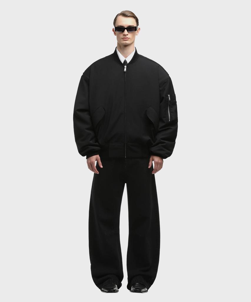 Entire Studios (U) Broad Bomber Wool Black