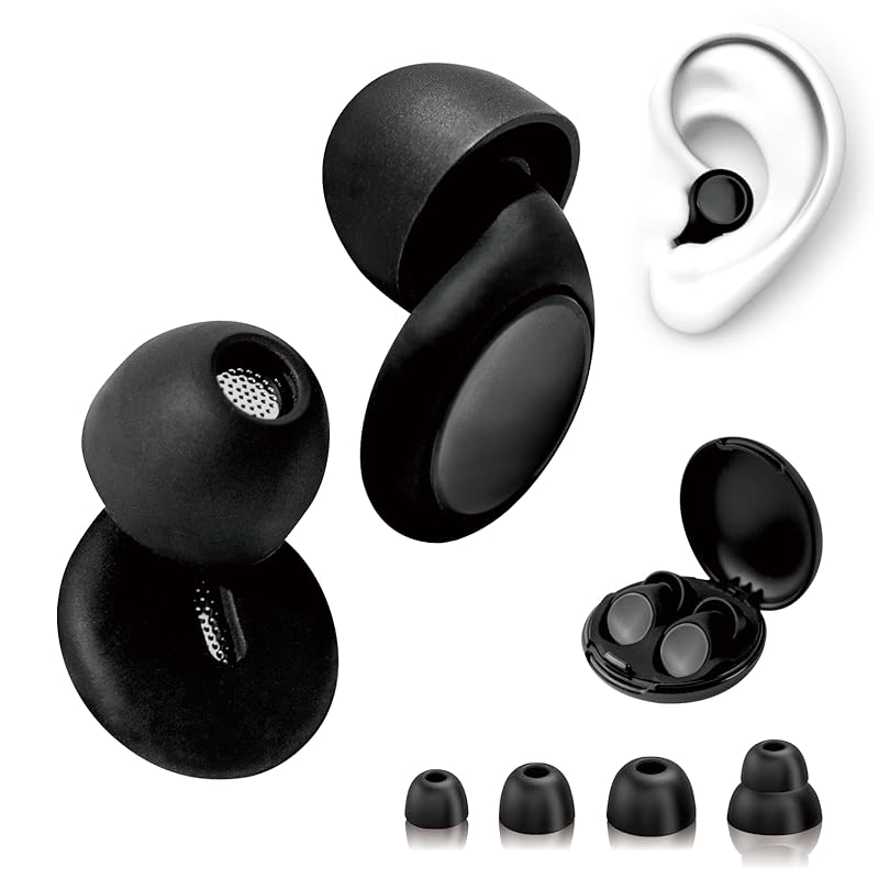 

[Supervised by a sleep expert] Earplugs for sleeping high performance ear plugs Silicone material provides a comfortable wearing experience Has a
