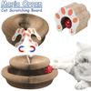 Cat Scratch Board Magic Organ Cat Toy Scratch Board Round Corrugated Scratching Post Cat Climbing Frame Grinding Claw Cat Toys