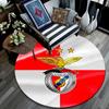 Sport Lisboa E Benfica2 Round Area Rug,Carpet Rug for Living Room Bedroom Sofa Playroom Decor,Non-slip Floor Mat
