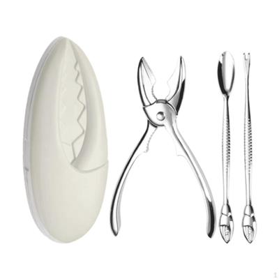 Crab Crackers and Tools Nut Convenient Specialty with Storage Box Leg Pick