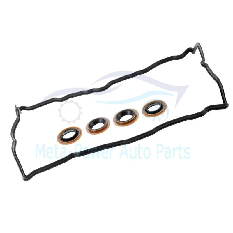 2 Sätze Motor Zylinderkopf Ventildeckel Dichtung Zündkerzen Dichtung VS50777R 13270-JG30A für 2007-2012 Nissan Altima Rogue Sentra 2.5L