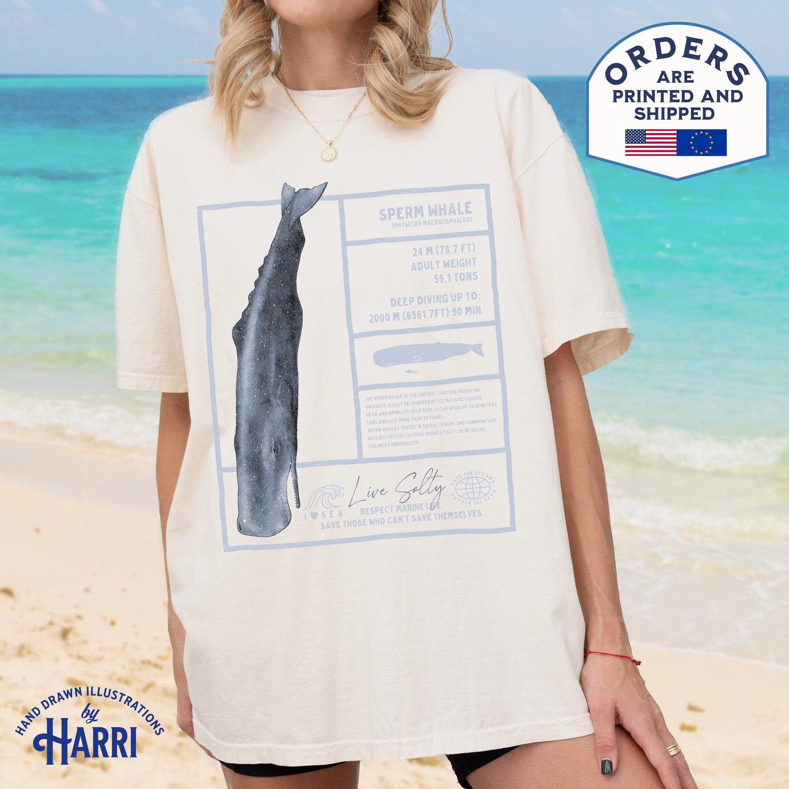 Sperm Whale Comfort Colors Shirt, Marine Biology Tee 4XL