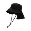 WbyWpc. Wearable Parasol Compact Airy Hat Heat Shield, 100% UV Cut, W213-001-103, Black
