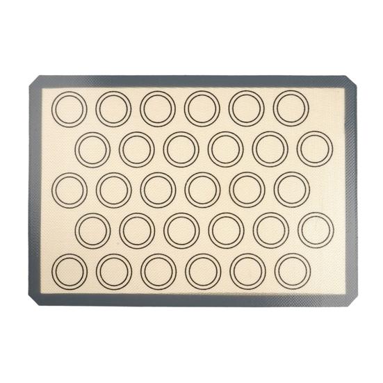 Yousheng 0.4mm Silicone Baking Mat with Fiberglass Non-Stick Oven Liner Heat Resistant Reusable Pad for Baking Cookies Pastries Dishwasher Safe Tool