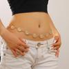 1 Stück Stilvolle Vielseitiger Stil Damen Metall Taillenkette Accessoires Dekorative Bikini Bauchgürtelkette Gürtel Körperschmuck