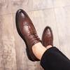 Leather Business Classic Pointed Toe Formal Dress Men Shoes Office Wedding Mens Casual Oxford Shhoes