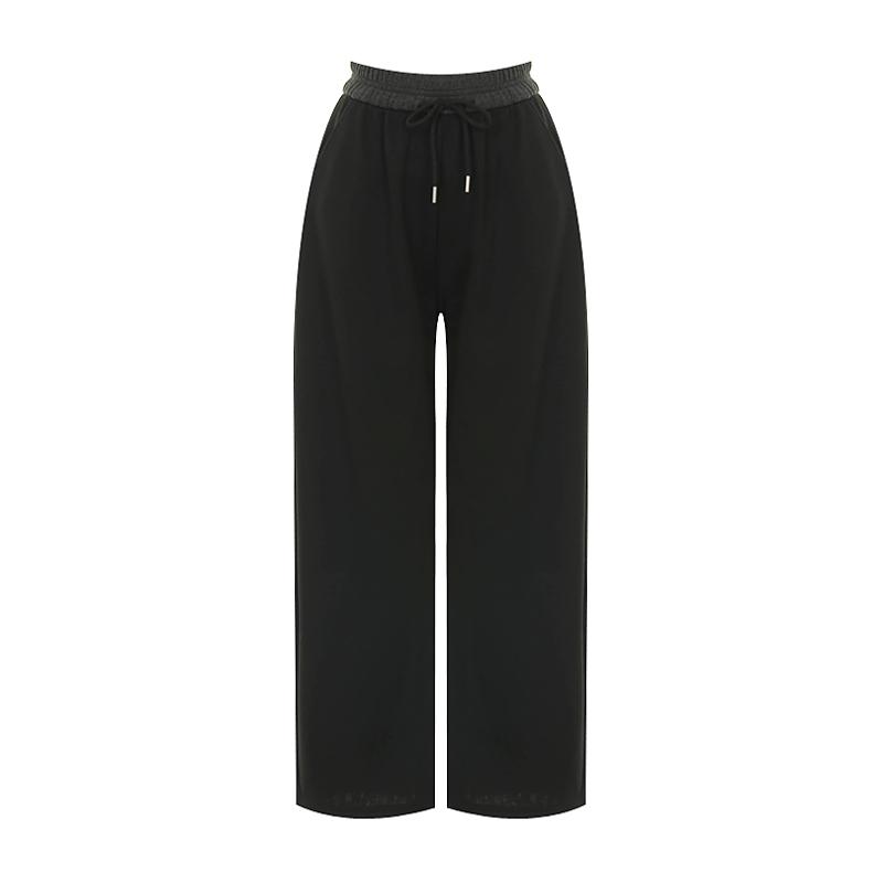 SELLY'S String Contrast Baggy Elastic Pants_I6A-Cpt015